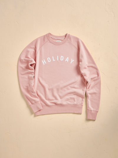 The Holiday Sweatshirt - Peach Melba