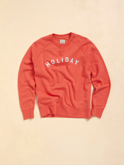 Holiday Sweatshirt - Soft Red