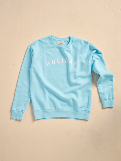 The Holiday Sweatshirt - Faded blue