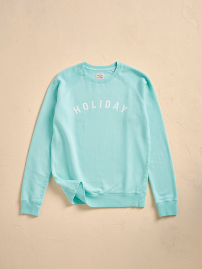 Holiday Sweatshirt - Green Water