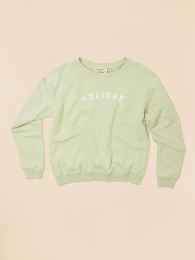 The Holiday Sweatshirt - Almond Green