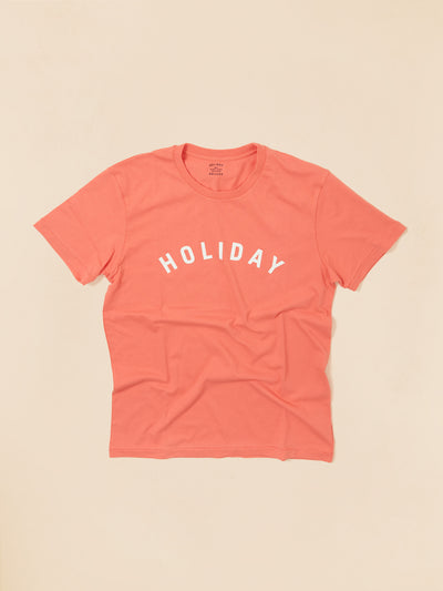 The Classic Holiday T-Shirt - Soft Red